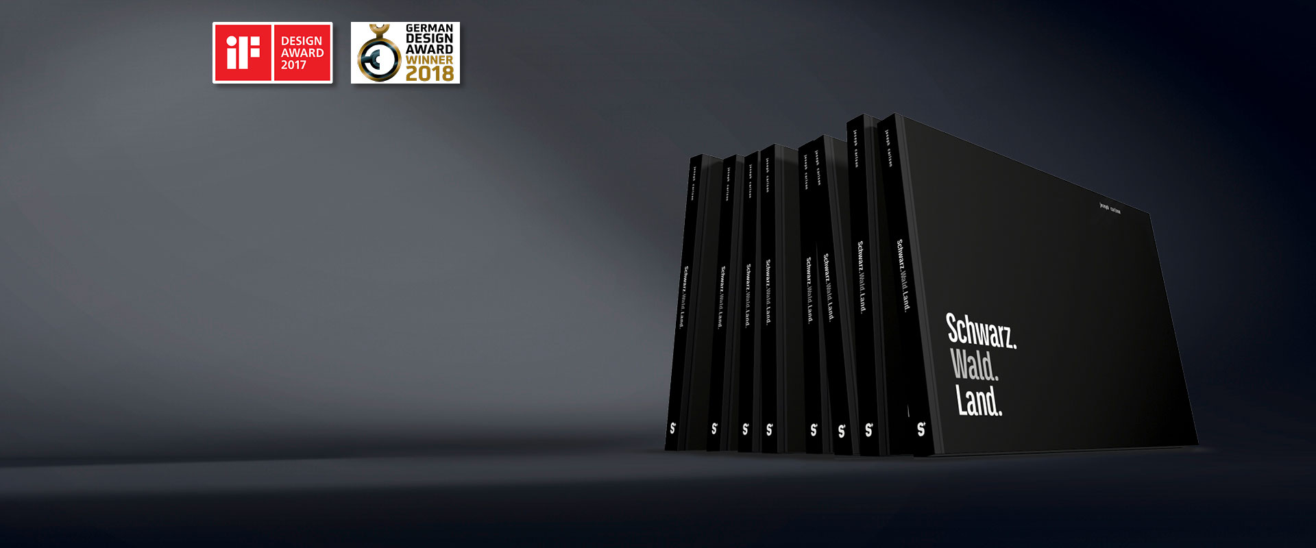 Ein Buch<br>feiert die Farbe Schwarz.